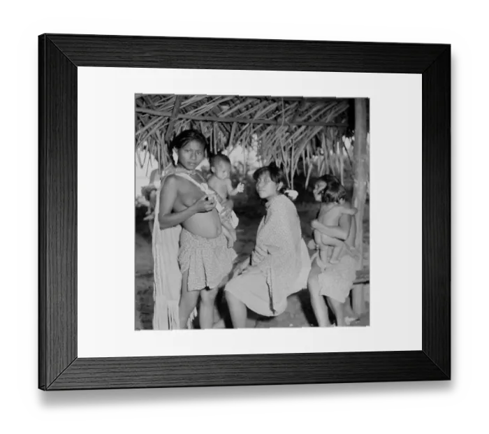 Framed Print : Suriname Indigenous People