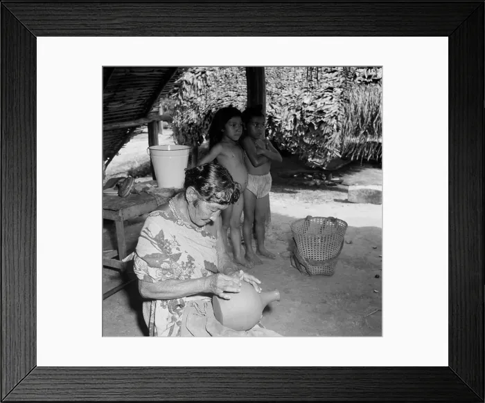 Framed Print : Suriname Indigenous People