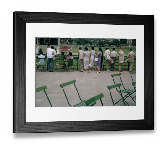 Framed Print : Happy Valley Racecourse