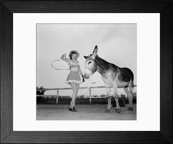 Framed Print : Betty Ames and Jackson Framed Print : Betty Ames and Jackson