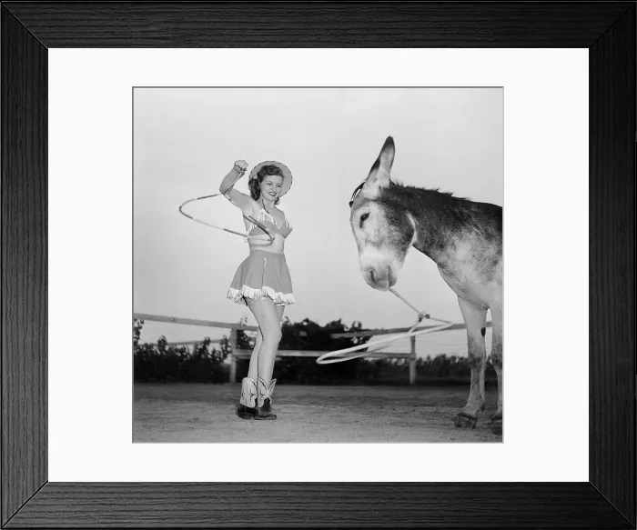 Framed Print : Betty Ames and Jackson Framed Print : Betty Ames and Jackson