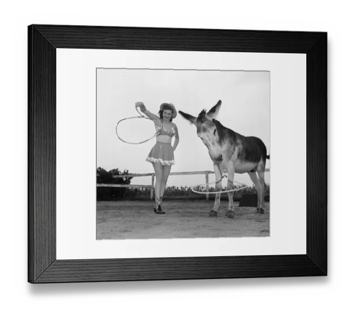 Framed Print : Betty Ames and Jackson Framed Print : Betty Ames and Jackson