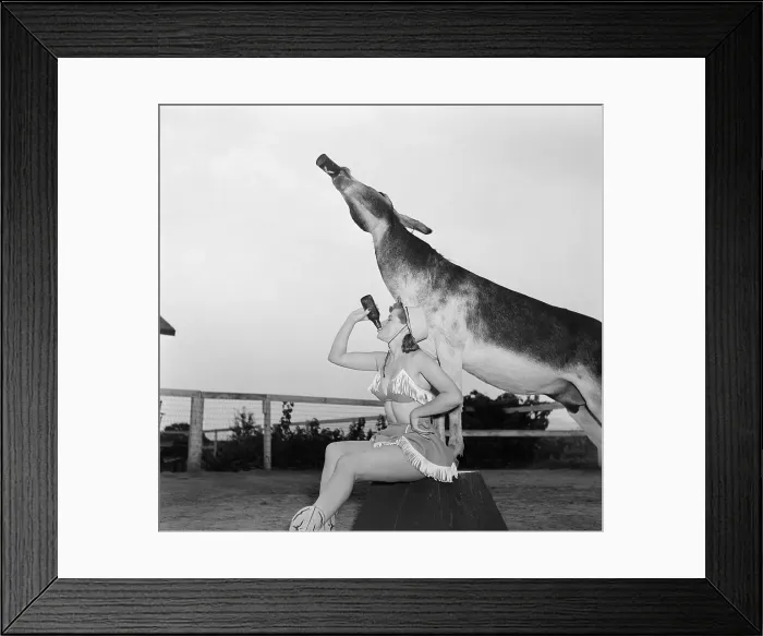 Framed Print : Betty Ames and Jackson Framed Print : Betty Ames and Jackson