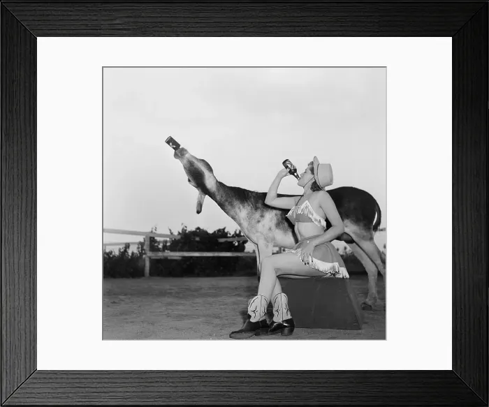 Framed Print : Betty Ames and Jackson Framed Print : Betty Ames and Jackson