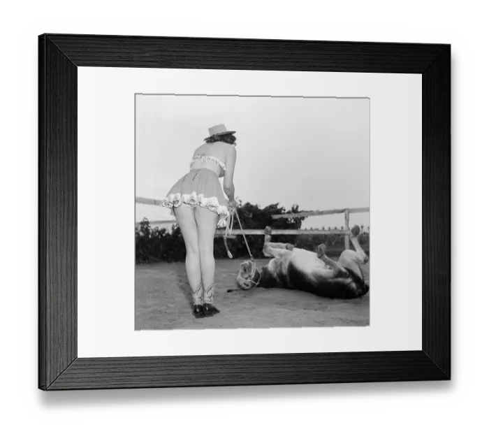 Framed Print : Betty Ames and Jackson Framed Print : Betty Ames and Jackson