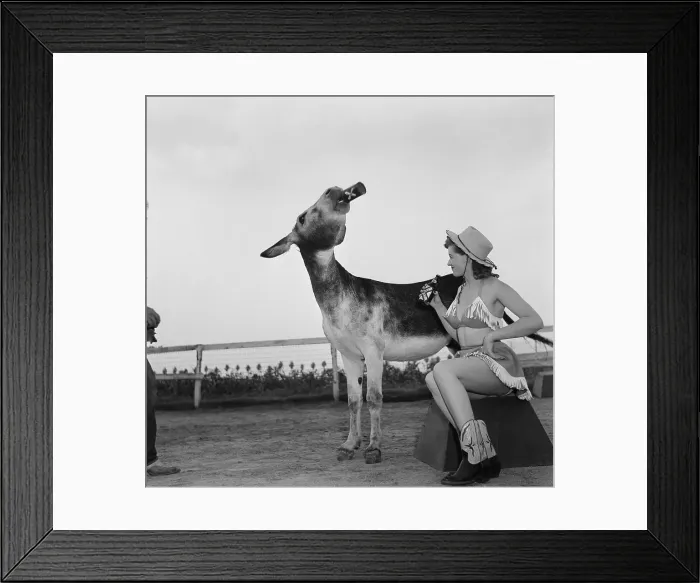 Framed Print : Betty Ames and Jackson Framed Print : Betty Ames and Jackson
