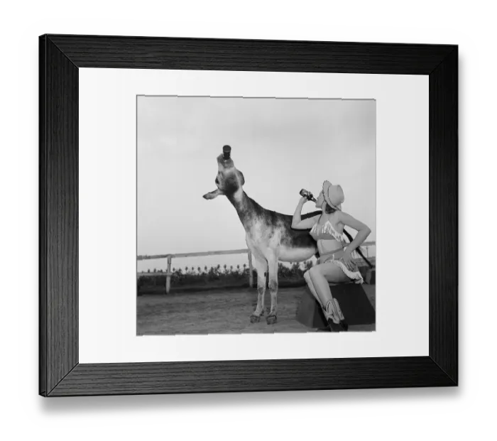 Framed Print : Betty Ames and Jackson Framed Print : Betty Ames and Jackson