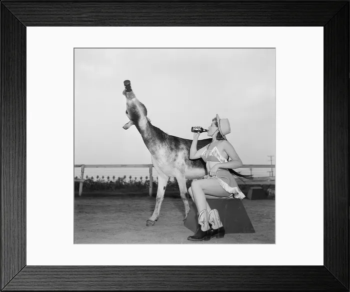 Framed Print : Betty Ames and Jackson Framed Print : Betty Ames and Jackson