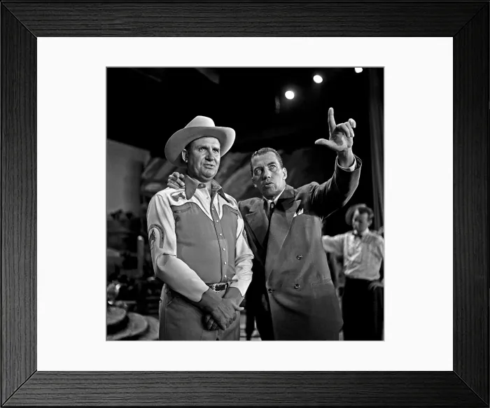 Framed Print : Gene Autry On Toast Of The Town Framed Print : Gene Autry On Toast Of The Town