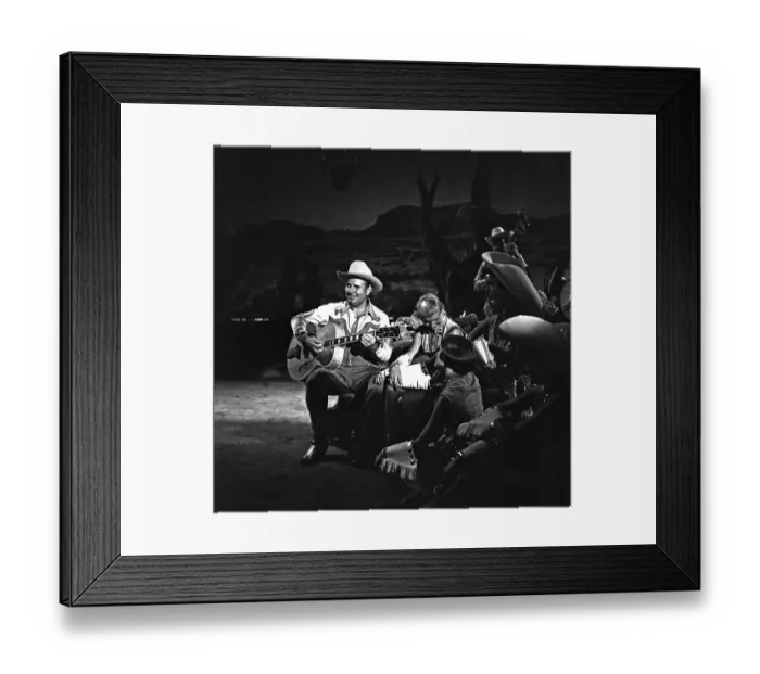 Framed Print : Gene Autry On Toast Of The Town