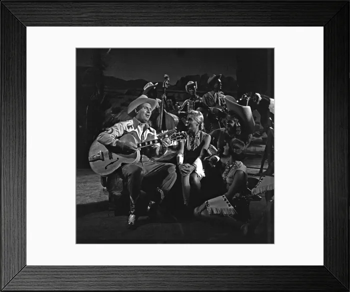 Framed Print : Gene Autry On Toast Of The Town Framed Print : Gene Autry On Toast Of The Town