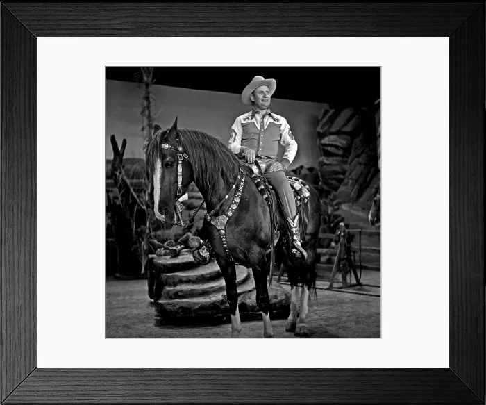 Framed Print : Gene Autry On Toast Of The Town Framed Print : Gene Autry On Toast Of The Town