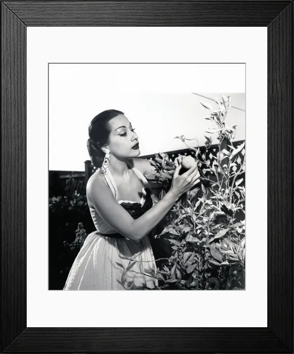 Framed Print : Yma Sumac At Home Framed Print : Yma Sumac At Home