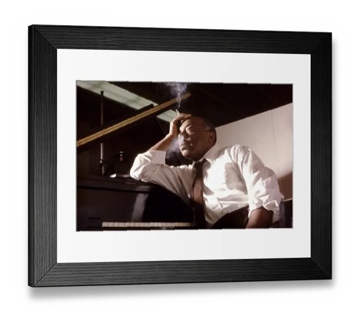 Framed Print : Count Basie At The Piano Framed Print : Count Basie At The Piano