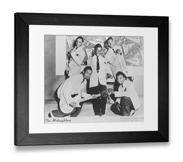 Framed Print : Hank Ballard And The Midnighters Framed Print : Hank Ballard And The Midnighters