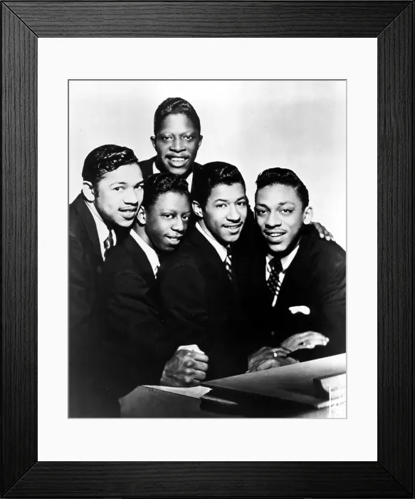Framed Print : Doo-Wop Group The Cadillacs Portrait Framed Print : Doo-Wop Group The Cadillacs Portrait