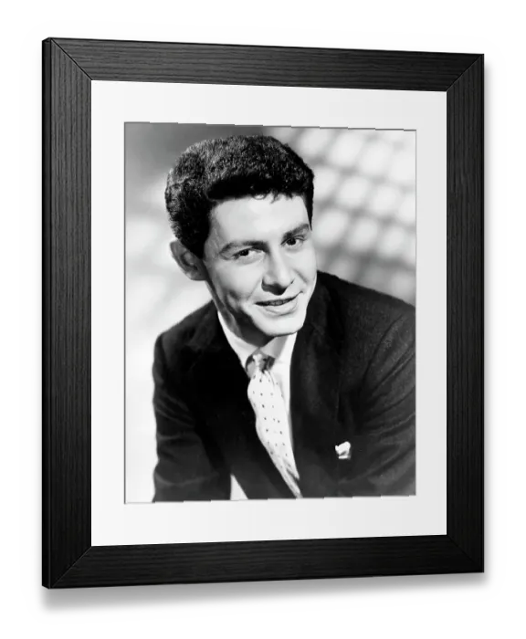 Framed Print : Eddie Fisher Portrait Framed Print : Eddie Fisher Portrait