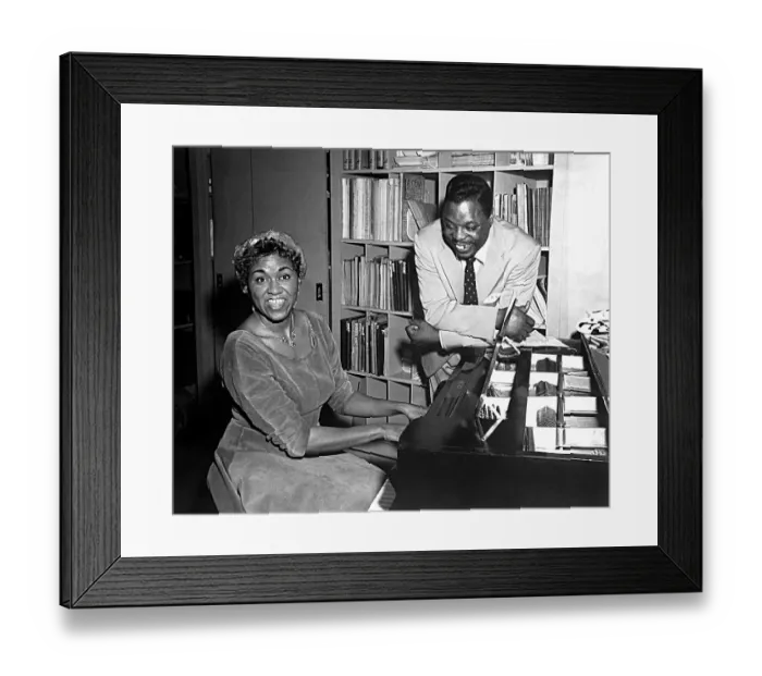 Framed Print : Rose Marie McCoy And Charles Singleton Framed Print : Rose Marie McCoy And Charles Singleton