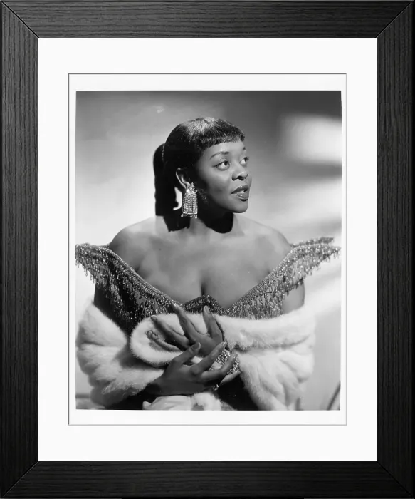 Framed Print : Dinah Washington Portrait Session Framed Print : Dinah Washington Portrait Session