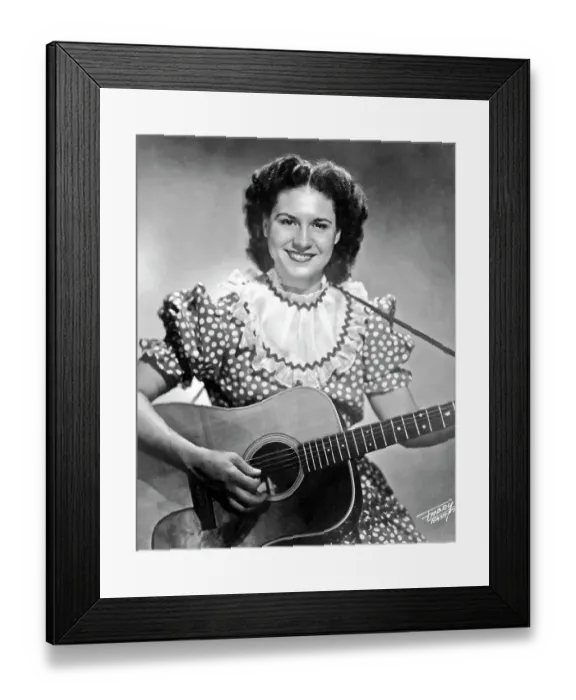 Framed Print : Kitty Wells Portrait Framed Print : Kitty Wells Portrait