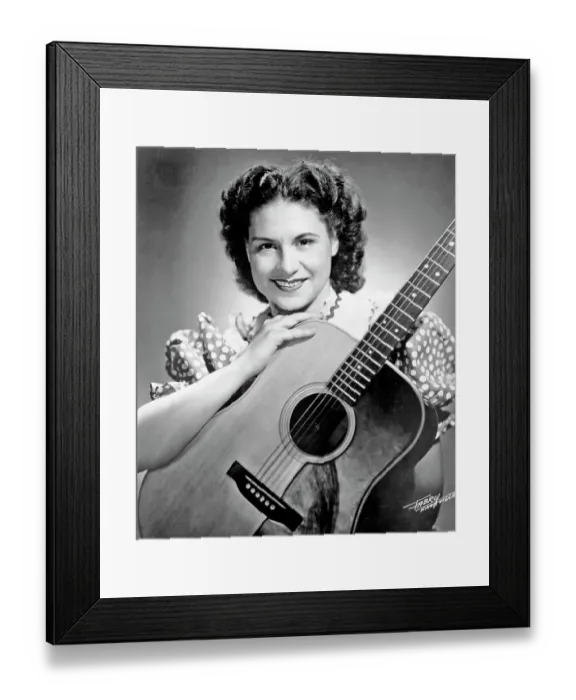 Framed Print : Kitty Wells Portrait Framed Print : Kitty Wells Portrait