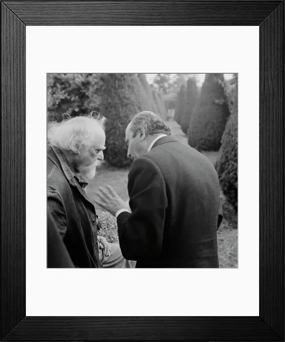 Framed Print : Karsh And Augustus John Framed Print : Karsh And Augustus John