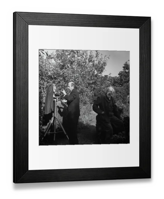 Framed Print : Karsh And Augustus John Framed Print : Karsh And Augustus John