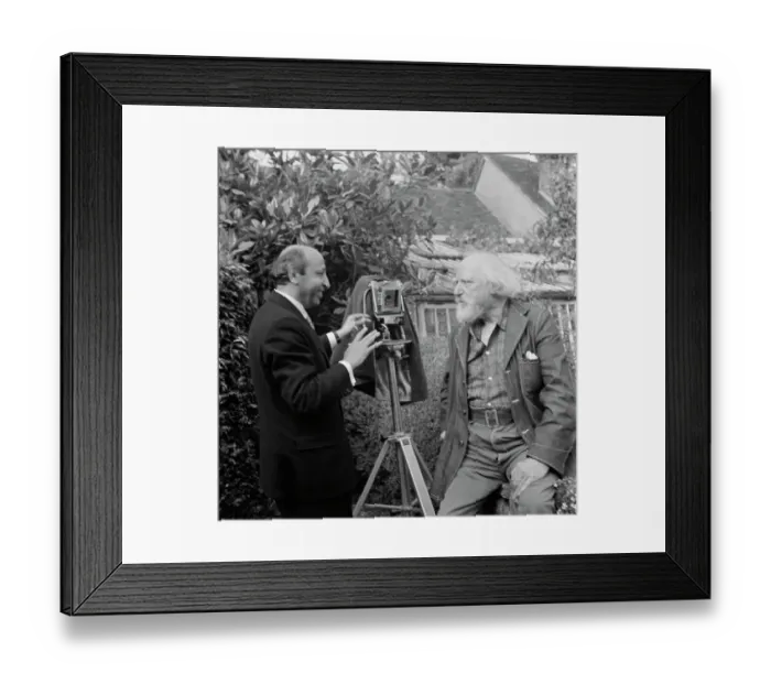 Framed Print : Karsh And Augustus John Framed Print : Karsh And Augustus John