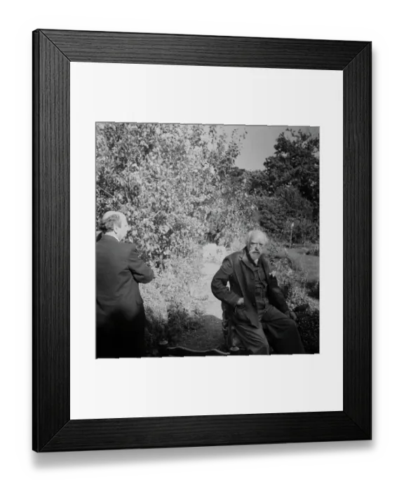 Framed Print : Karsh And Augustus John Framed Print : Karsh And Augustus John