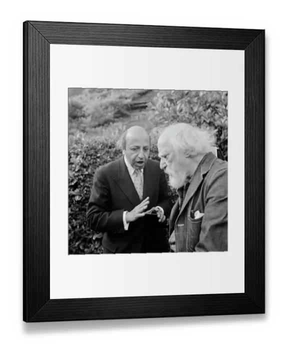 Framed Print : Karsh And Augustus John Framed Print : Karsh And Augustus John