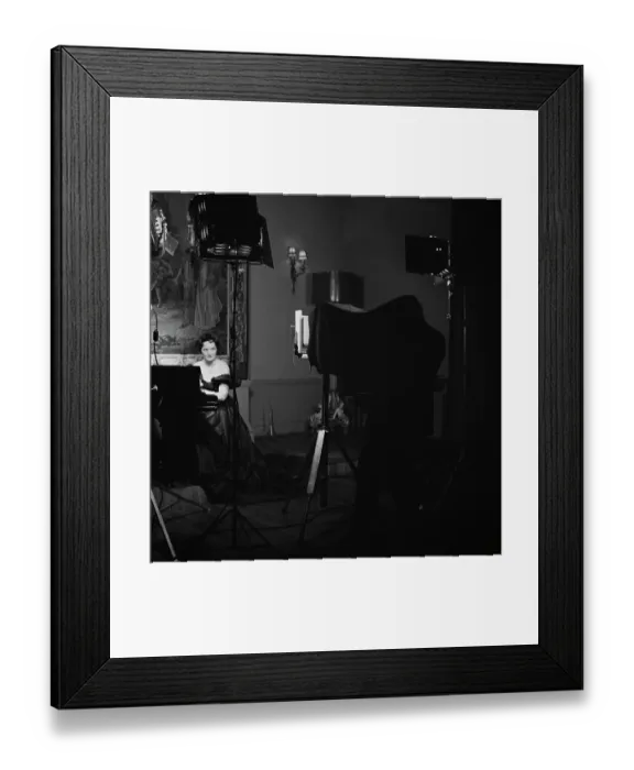 Framed Print : Karsh And Eileen Joyce Framed Print : Karsh And Eileen Joyce