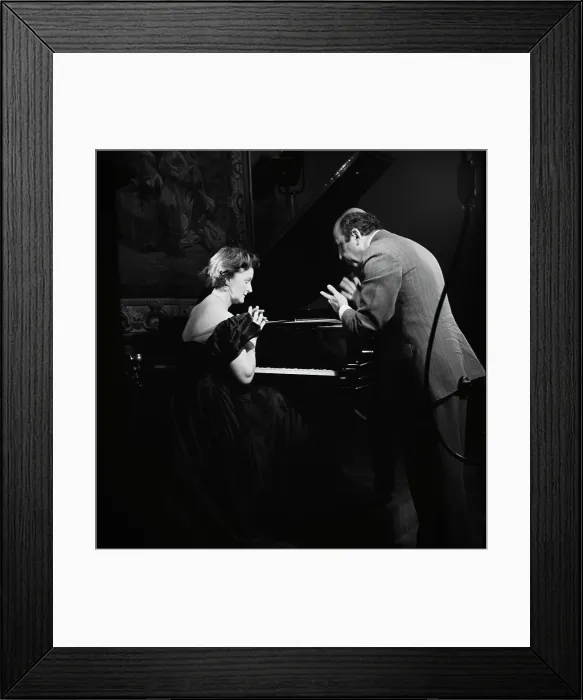 Framed Print : Karsh And Eileen Joyce Framed Print : Karsh And Eileen Joyce