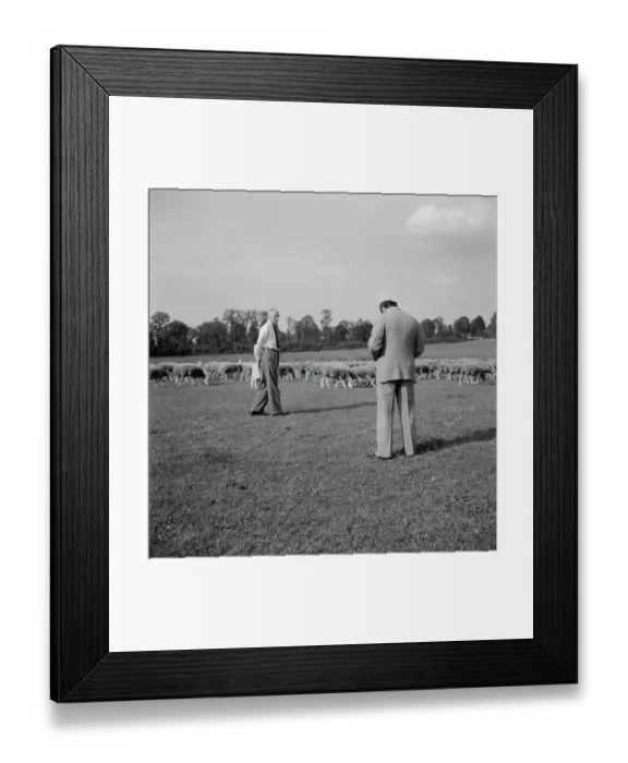 Framed Print : Karsh And Monty Framed Print : Karsh And Monty