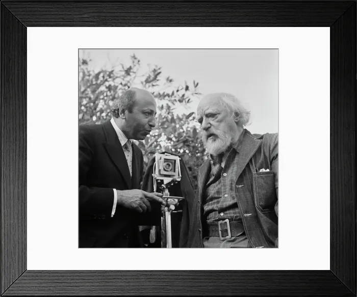 Framed Print : Karsh And Augustus John Framed Print : Karsh And Augustus John