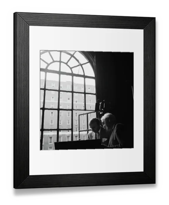 Framed Print : Karsh And Fleming Framed Print : Karsh And Fleming