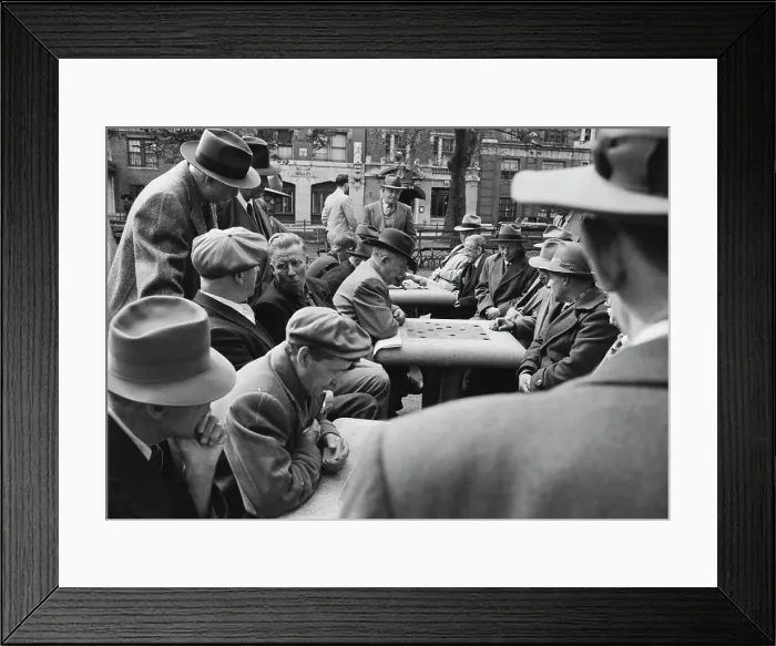 Framed Print : Greenwich Village Games Framed Print : Greenwich Village Games