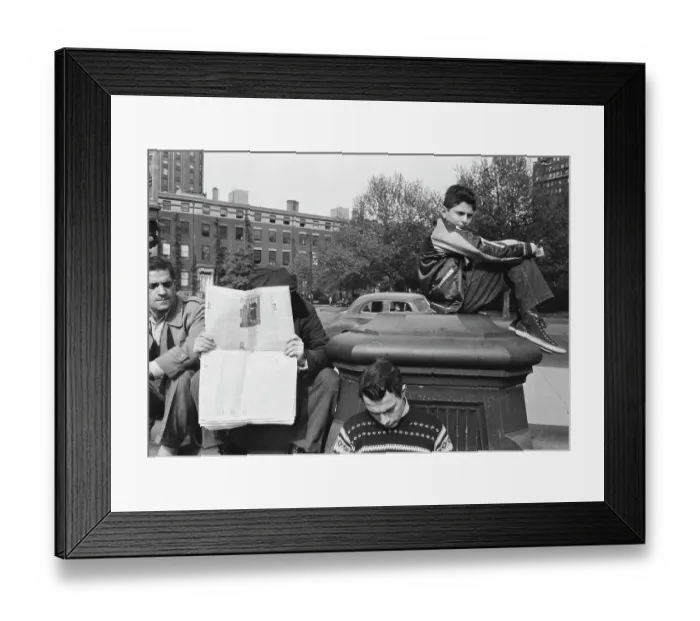 Framed Print : Greenwich Village News Framed Print : Greenwich Village News