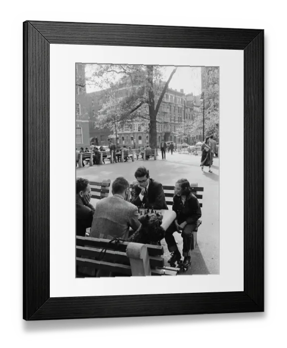 Framed Print : Greenwich Village Games Framed Print : Greenwich Village Games