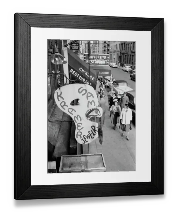 Framed Print : Greenwich Village Shops Framed Print : Greenwich Village Shops