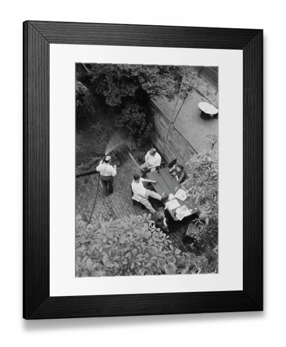 Framed Print : Greenwich Village Garden Framed Print : Greenwich Village Garden