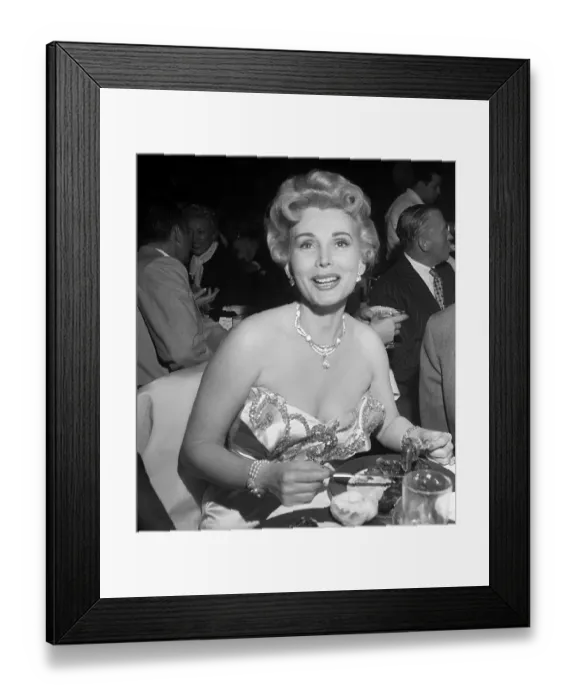 Framed Print : Zsa Zsa Gabor Framed Print : Zsa Zsa Gabor