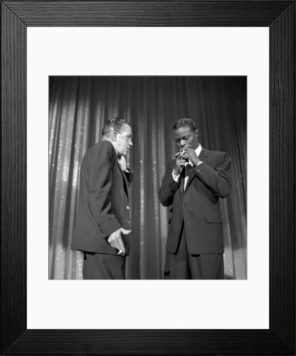 Framed Print : Nat King Cole & Ed Sullivan Framed Print : Nat King Cole & Ed Sullivan