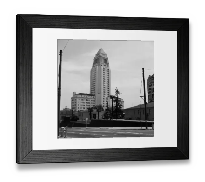 Framed Print : Los Angeles In The 1950's Framed Print : Los Angeles In The 1950's