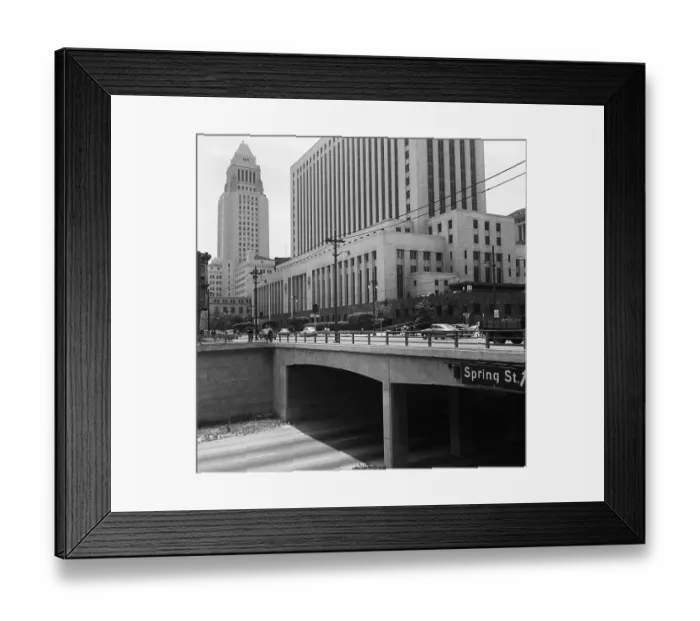 Framed Print : Los Angeles In The 1950's Framed Print : Los Angeles In The 1950's