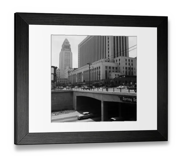 Framed Print : Los Angeles In The 1950's Framed Print : Los Angeles In The 1950's