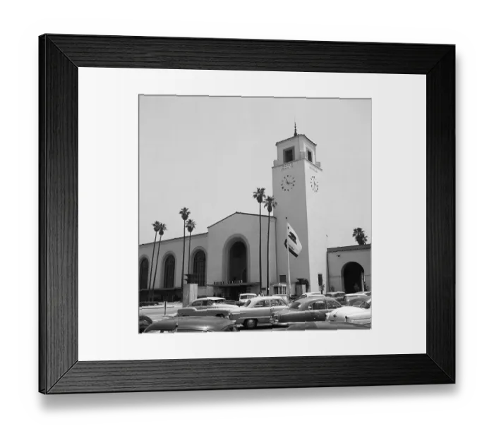 Framed Print : Los Angeles In The 1950's Framed Print : Los Angeles In The 1950's