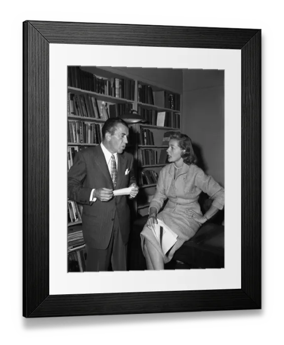 Framed Print : Sullivan And Bacall Framed Print : Sullivan And Bacall