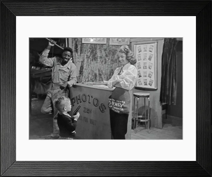 Framed Print : World Of Mirth Carnival, 1954