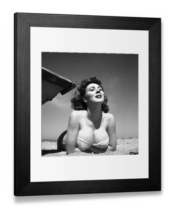 Framed Print : Meg Myles At The Beach In Malibu Framed Print : Meg Myles At The Beach In Malibu