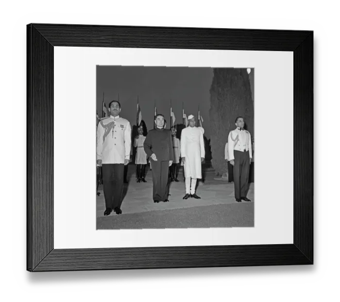 Framed Print : Zhou Enlai Visits India Framed Print : Zhou Enlai Visits India